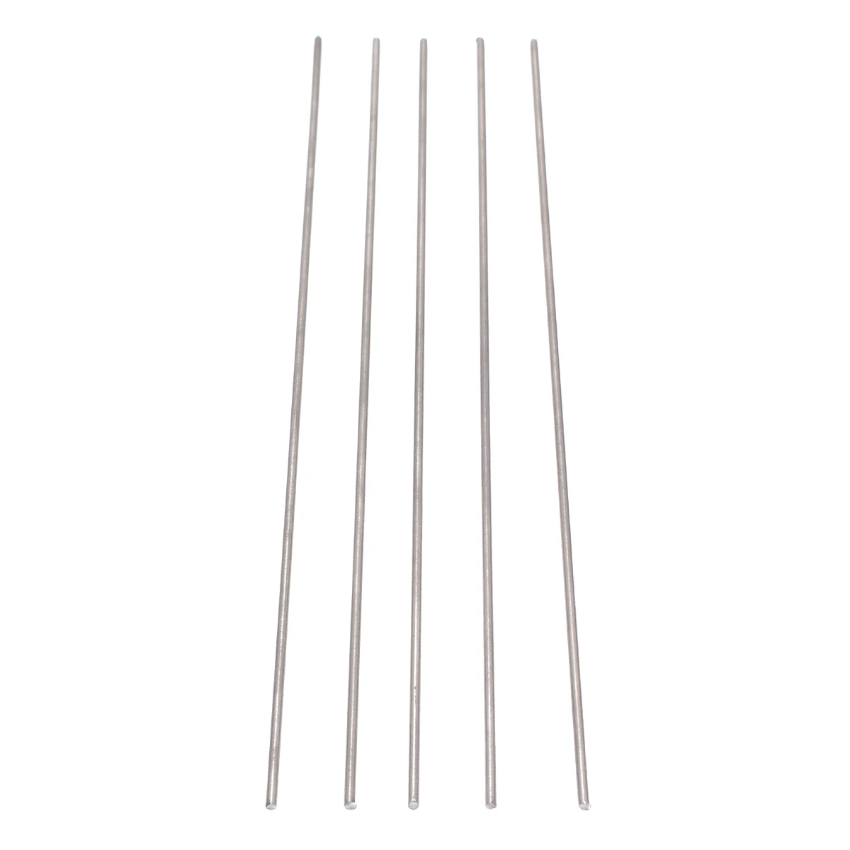 5pcs 2*250mm Titanium Sticks Round Ti Bar Grade 5 Metal Rods for Manufacturing Gas Turbine Components