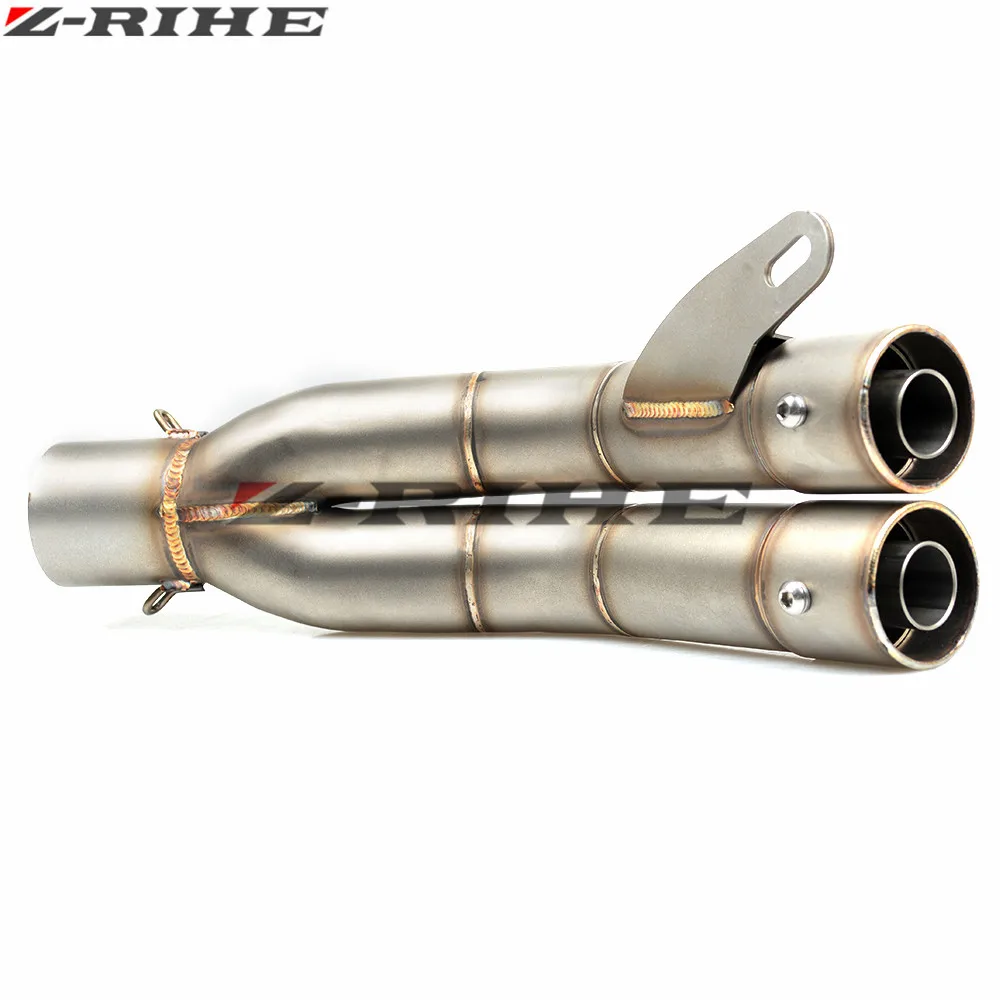 36 мм 51 qualUniversal мотоцикл двойной глушитель трубы для Kawasaki Z250 Z750 Z800 Z1000 ZR800 ZRX1200 Honda