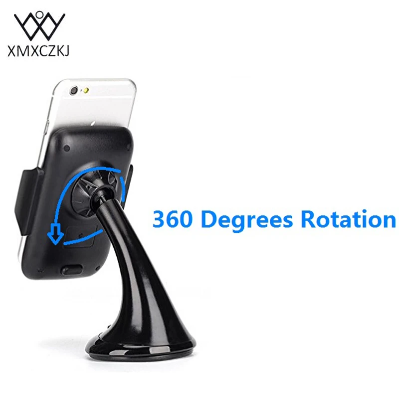  XMXCZKJ Universal Mobile Phone Stand Car Windshield Mount Phone Holder 360 Adjustable For iPhone Sa