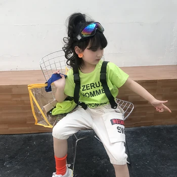 

Baby girl baby boy summer new children's t-shirt Korean children's letter print back bandwidth loose fashion short-sleeved shirt