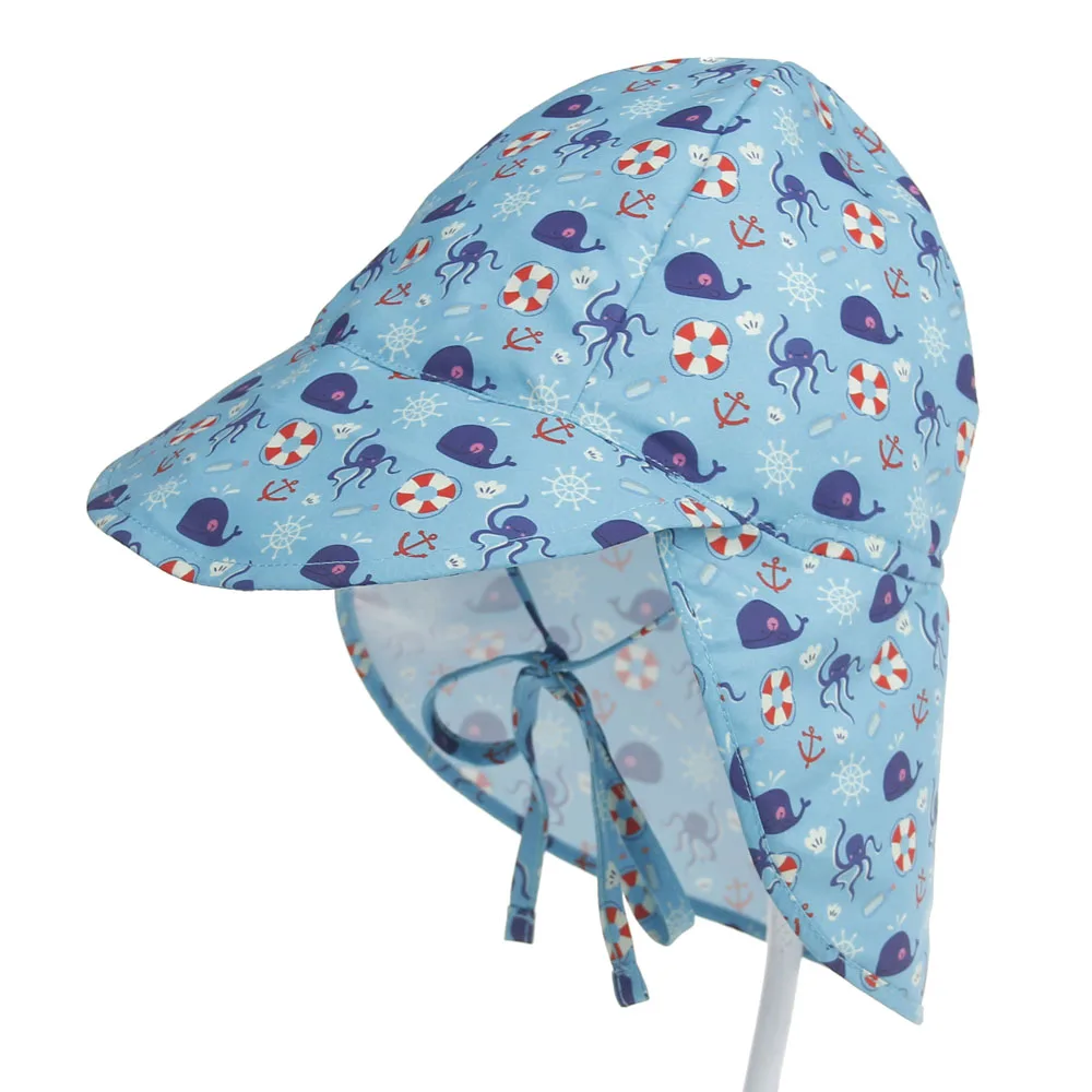 Summer Newborn Unisex Baby Kids Sun Cap Cotton Bucket Hat UV Protection UPF50