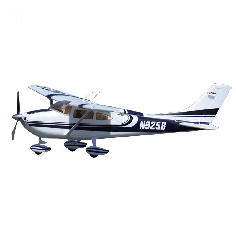Радиоуправляемый самолет FMS 1400 мм Cessna 182 V2 тренер 5CH с закрылками 3S Синий Красный PNP RC самолет хобби модель самолета Avion фиксированное крыло EPO