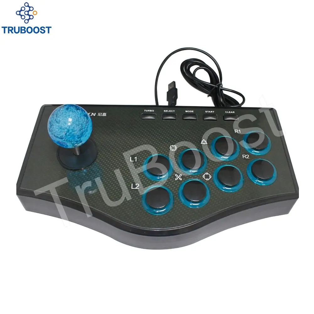Arcade Street Joystick Gamepad Fighting Stick USB 8 Buttons For PC PS3