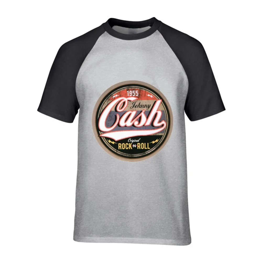 

New Arrival Mens t shirts Online Johnny Cash Casual Rock N Roll T Shirt Camisetas Short Sleeve t shirt Men For Gift