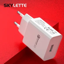 Сертифицированное CE Быстрое Зарядное устройство USB QC3.0 5V3A EU быстрое зарядное устройство для мобильного телефона iPhone samsung Xiaomi