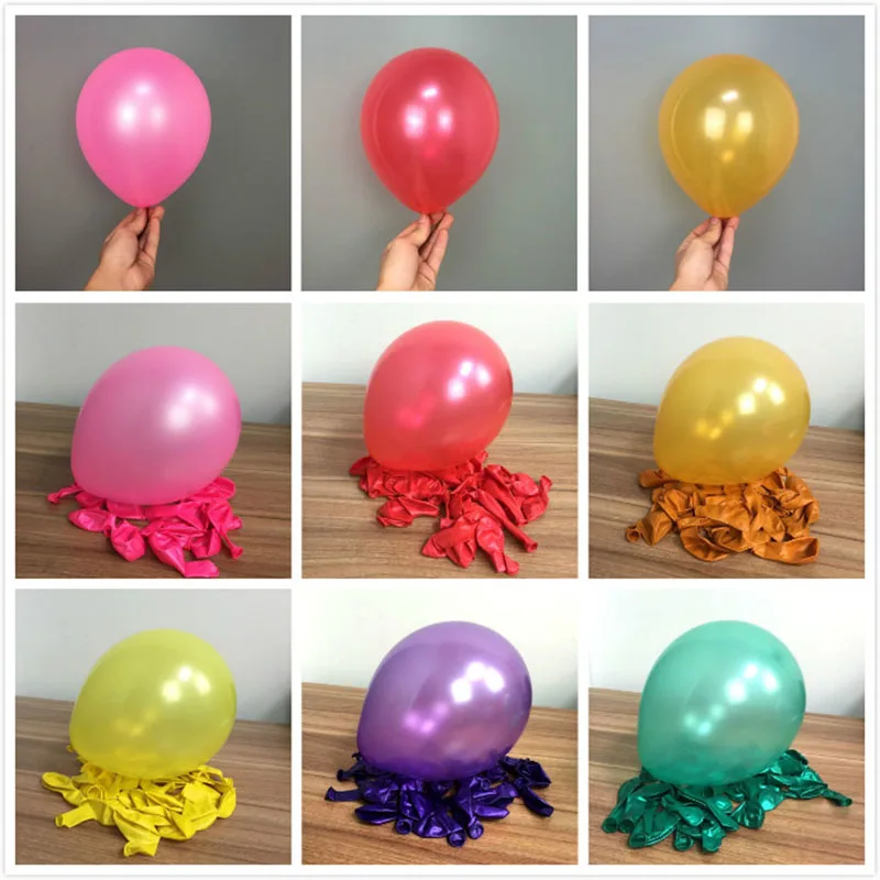 10inch Latex Balloon 5pcs Lot Thickening Pearl Latex Air Balls