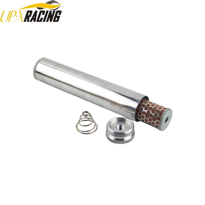 

New Billet Aluminum Fuel Filter Turbo Air Filter examination for Napa 4003 Wix 24003 1/2-28 silencer suppressor ff07