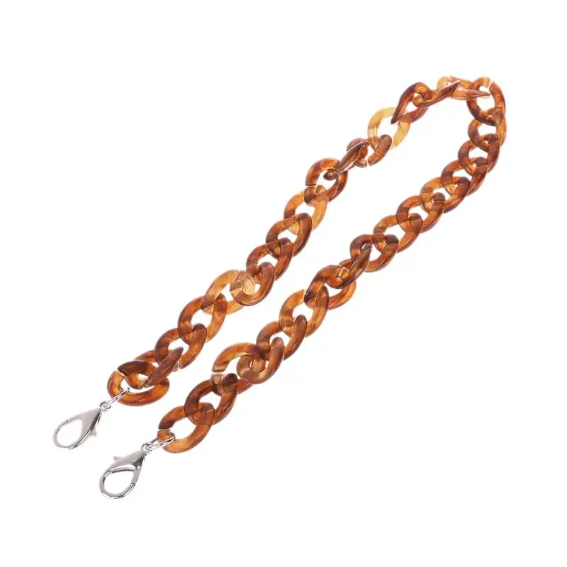 

Hot Sell Resin Chain Replacement Handle Shoulder Crossbody Handbag Bag Strap 60-120cm