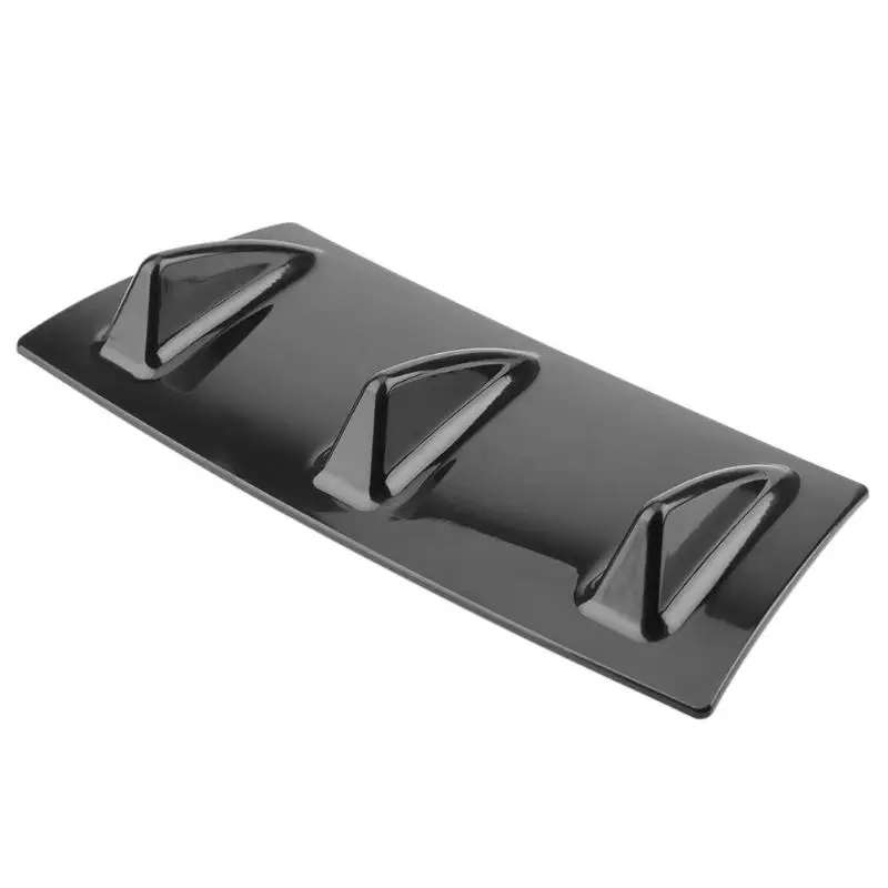 

Universal Black Car High Strength Lower Rear Body Bumper Lip Diffuser Shark Fin Spoiler for All Cars Auto Exterior Accessories