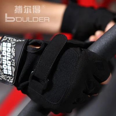2017 Gym Men Women Body Fitness Gloves Building Fingerless Gloves Weight lifting Gloves Training Wrist Exercise Gloves