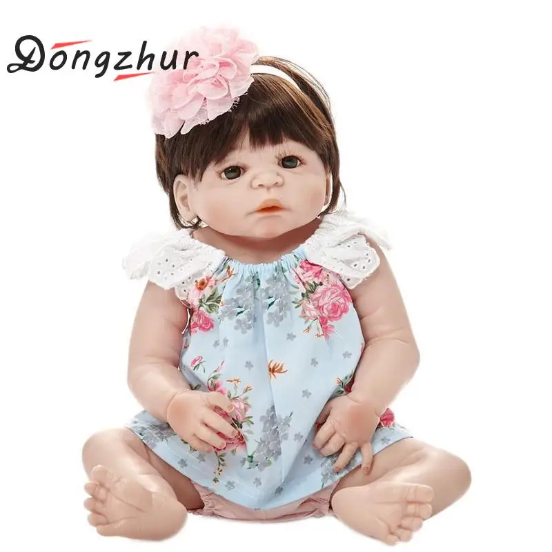 Dongzhur Babe Reborn Girl Doll Full Silicone Reborn Realista Baby Reborn Dolls For Babies Christmas Birthday Gift Toys For Kids Dongzhur Babe Reborn Girl Doll Full Silicone Reborn Realista Baby Reborn Dolls For Babies Christmas Birthday Gift Toys For Kids