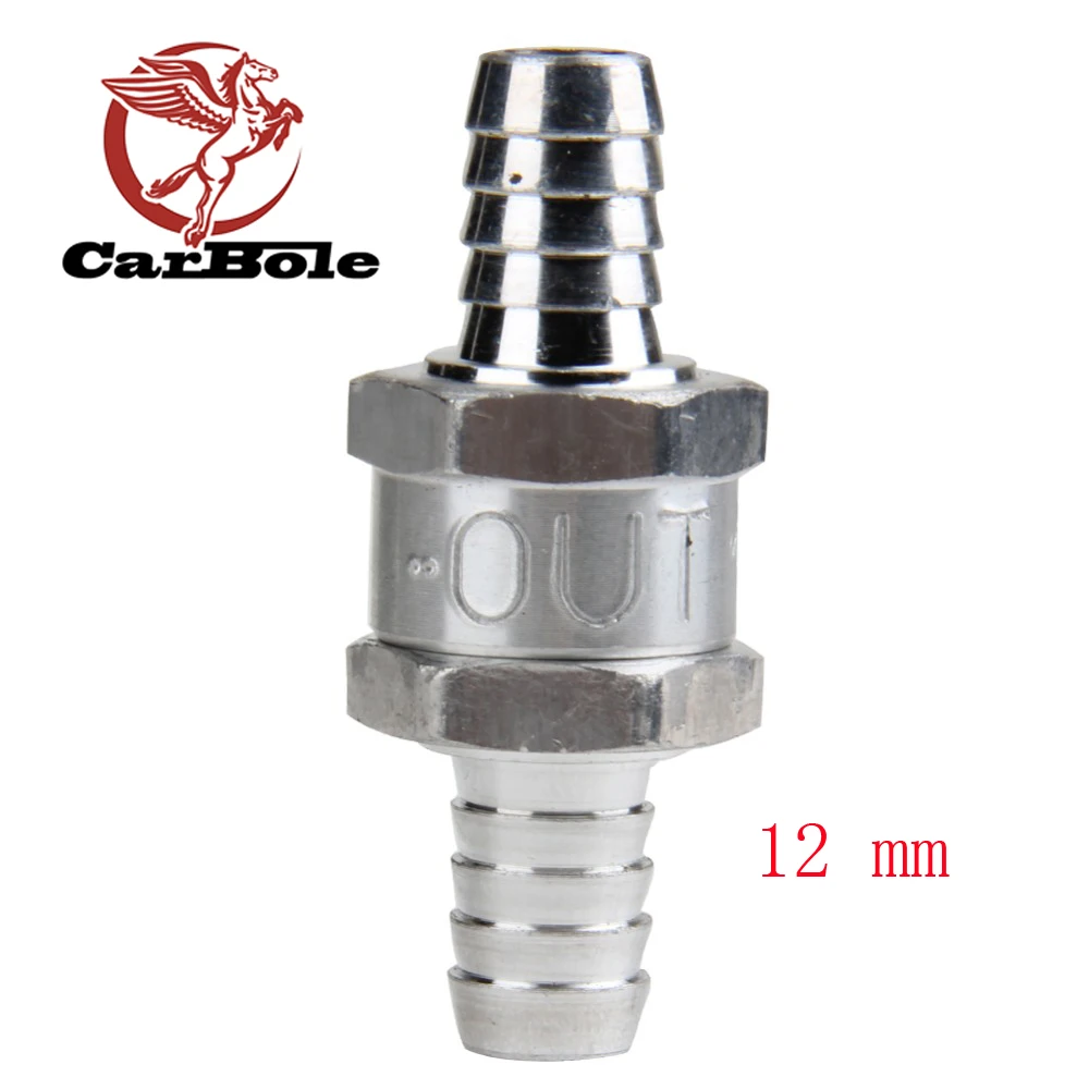 New 12mm 1/2" Fuel Non Return One Way Check Valve Petrol Marine