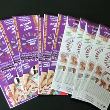 10 шт. розничная ногтей Наклейки наклейки Дизайн ногтей Стикеры воды наклейки для ногтей Фольга Стикеры для и розничная