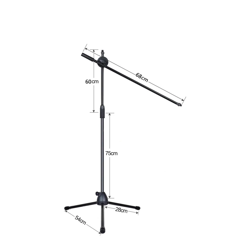  High Quality Adjustable Phone Photography Shooting Bracket Light Stand With Boom Arm+ Ballhead+Phon
