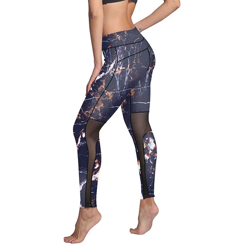 mesh insert workout leggings