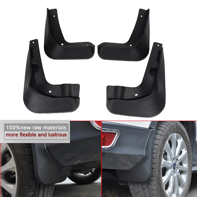 KOLEROADER 4x Car Front Rear Mud Flaps Splash Guards Mud Guards Fenders For Ford Focus SE