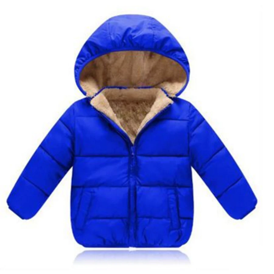 IYEAL/Детские Зимние куртки Новинка года, однотонные хлопковые тонкие пальто с капюшоном для маленьких девочек и мальчиков верхняя одежда для малышей теплая одежда для детей возрастом от 1 года до 4 лет