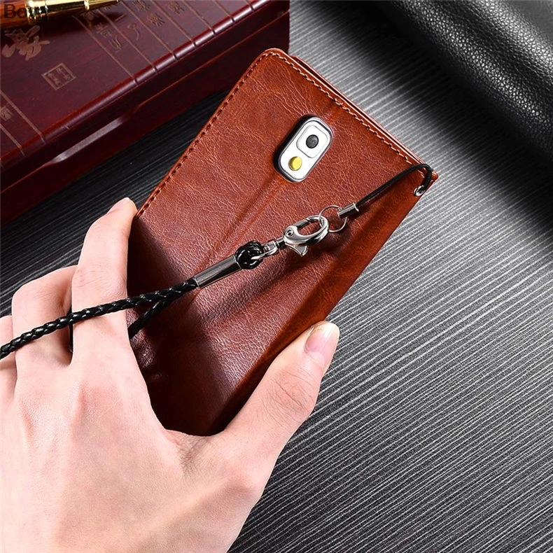 Чехлы для samsung Note 3 держатель карт чехол galaxy note N9000 кожаный телефона Ультратонкий