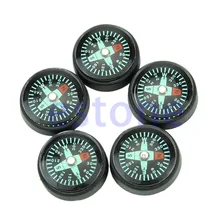 5 шт. портативный карманный компас браслет для пеших прогулок, кемпинга, путешествий уличный для выживания Шестерни