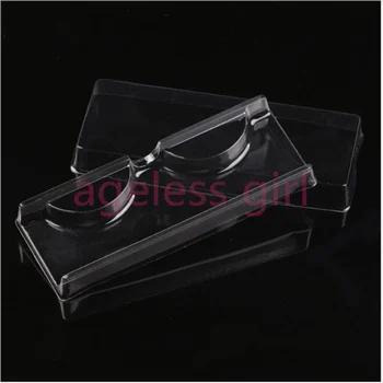 

100/200/300 pcs Eyelashes Soft Package Plastic Eyelashes Packing Tray Eyelashes Box Eye Lash Packing Box Makeup package box