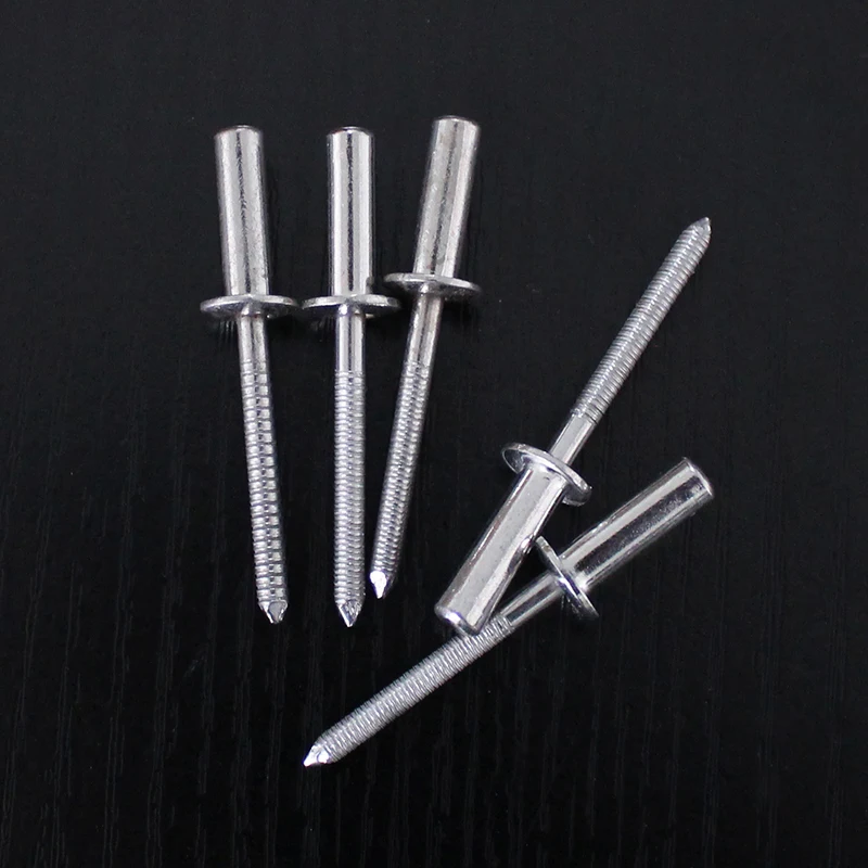 50pcs M4.8x16mm Close End Rivets 304 Stainless Steel Hollow Rivet