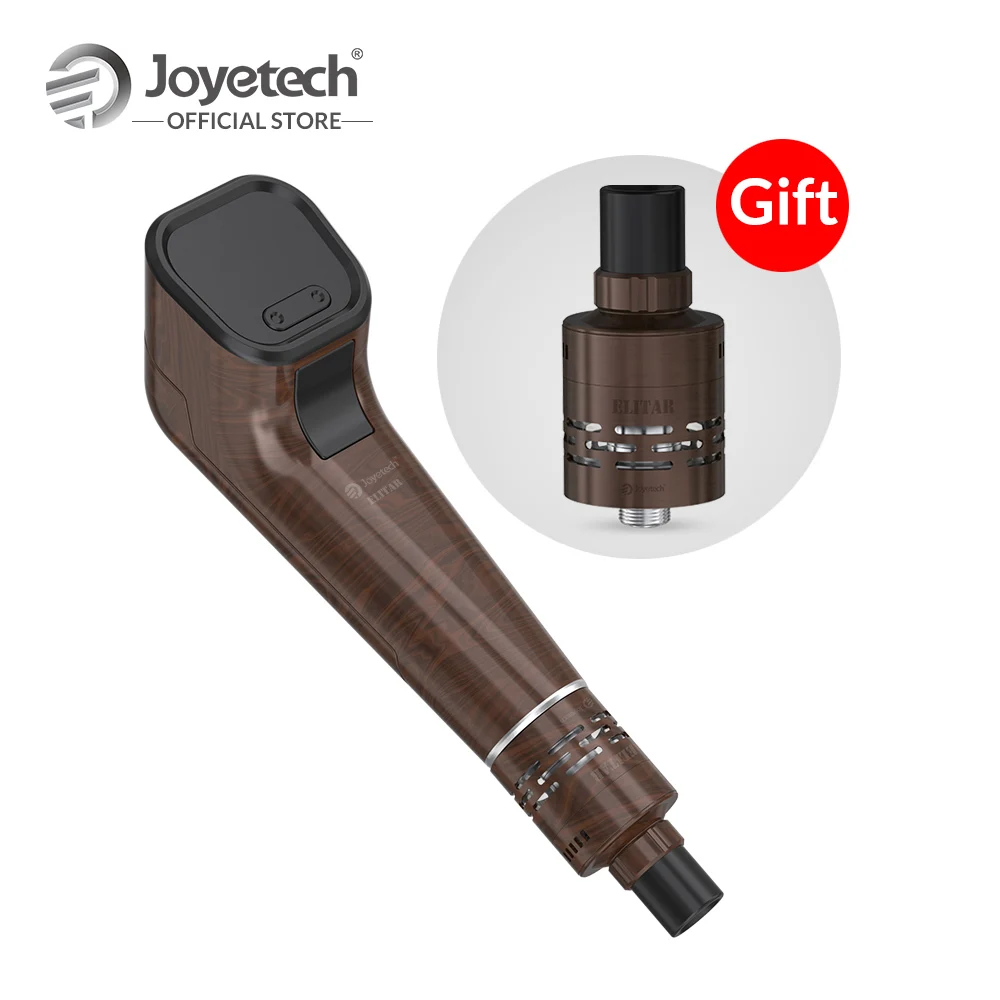 

Original Joyetech Elitar Pipe Kit With 2ml Atomizer in BF SS316 Coil/LVC Clapton By TC/VW/BYPASS/TCR Mode Electronic Cigarette
