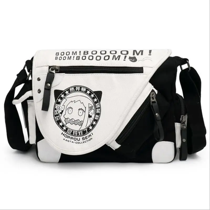 

Japan anime Kantai Collection Canvas Shoulder Messenger Bag Student Shimakaze Schoolbag Cosplay Cross Shoulder Bookbag A71807