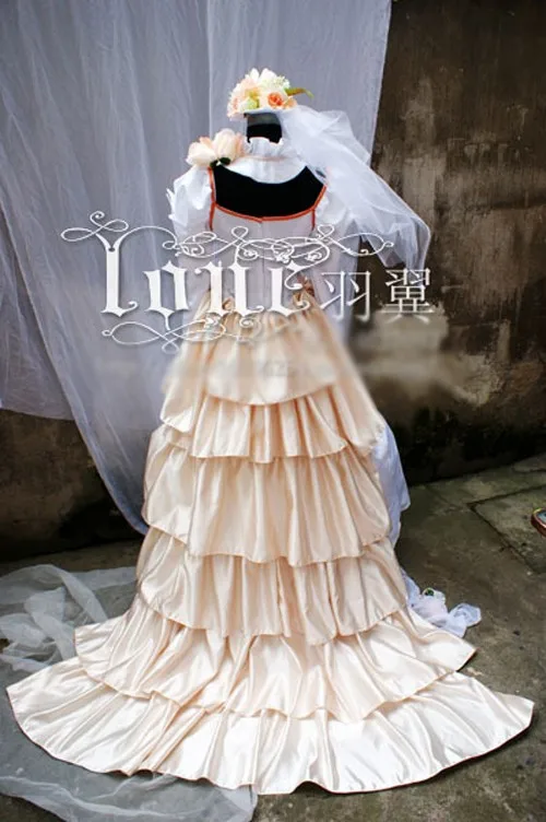 

CODE GAESS Tian Zi Cosplay Costume Halloween Beauty Princess Wedding Dress Custom-made Any Size Free Shipping