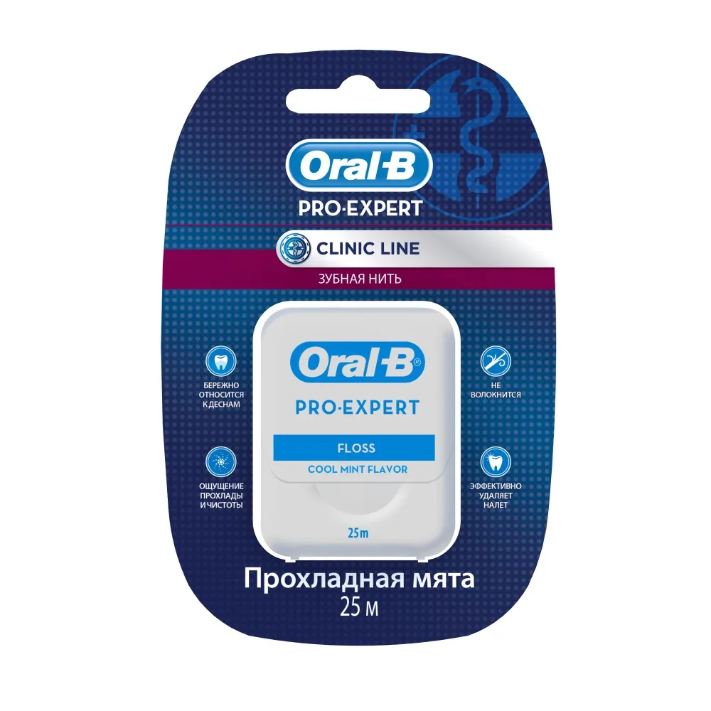 Dental floss Oral B Pro-Expert Clinic Line Cool mint 25m