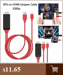 DOITOP 1080 P HDMI Кабель-адаптер 8Pin к HDMI кабель для Apple Iphone X 10 6 7 8 Plus для apple ТВ HD ТВ цифровой av-адаптер кабель