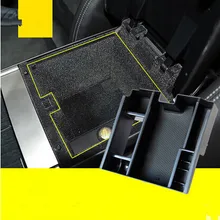 Cotochsun стайлинга автомобилей центральной полка для мелочей подсветки перчаточного ящика центральной консоли держатель сотового телефона контейнер для Jaguar XF XJL