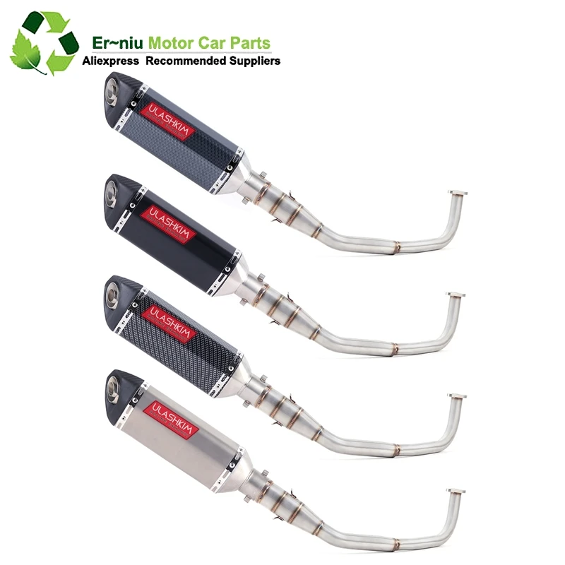 

SH150 SH 125 150I Motorcycle Exhaust Mascape Full System Slip-On Middle Link Pipe Muffler For Honda SH125 SH150i SH125i