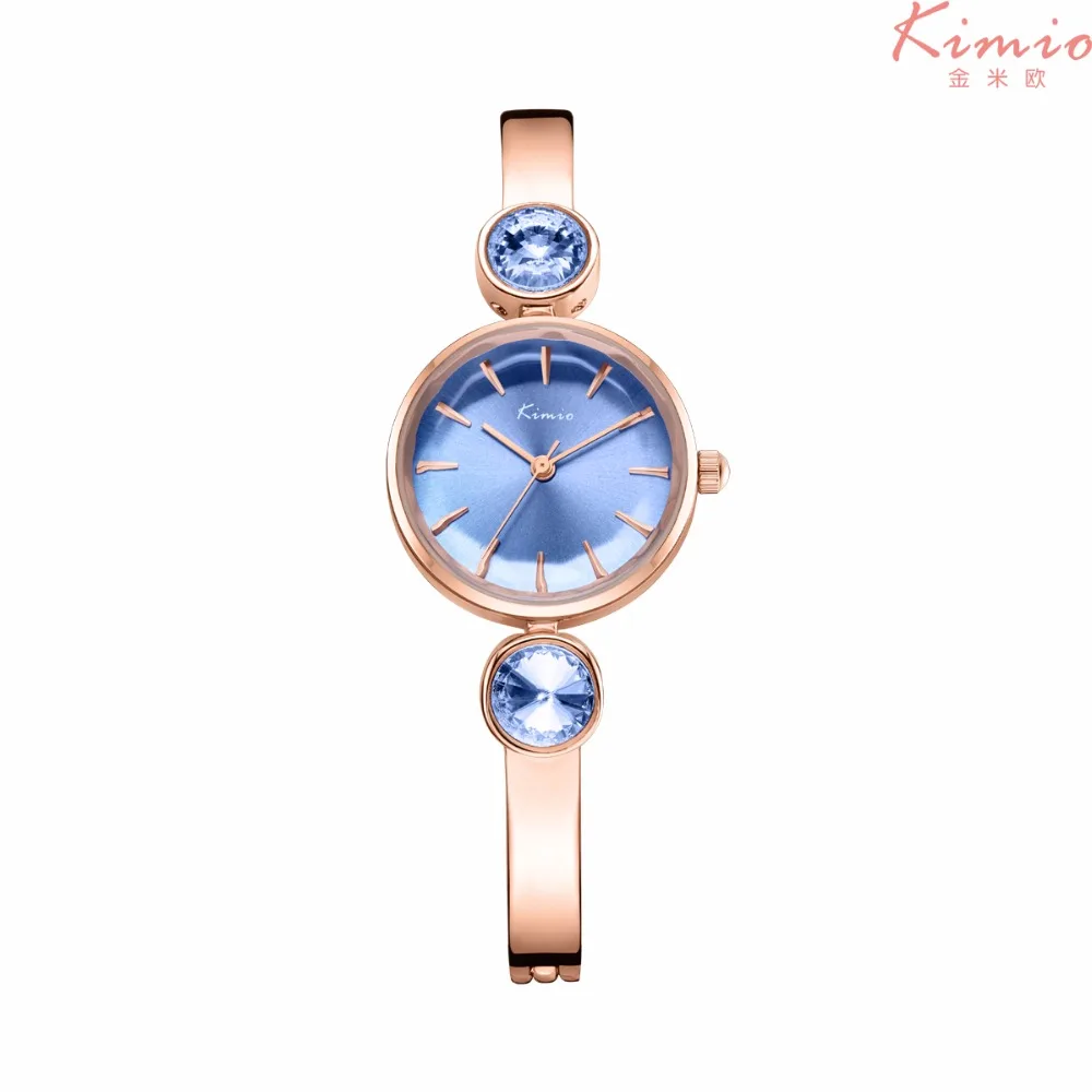 

2018 Kimio Brand Luxury Casual Ultra watch Stainless Steel Jewelry Alloy Shine Quartz Watch Women Wristwatch Bracelet For female