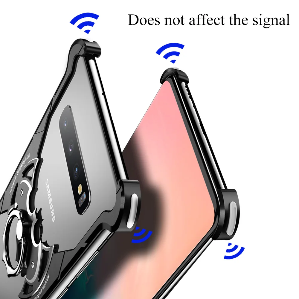 Металлический Чехол OATSBASF для Samsung Galaxy S10 Plus S10e оригинальный металлический бампер