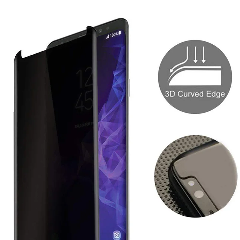 Закаленное стекло EXUNTON для Samsung Galaxy S8 Plus S8Plus защита экрана 2.5D|Защитные стёкла и