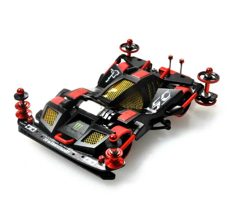 

Tamiya Mini 4WD Racing Car Model Brocken GIGANT SFM Chassis 19414/19411 With Self Made Modify Parts (Not Assembled)
