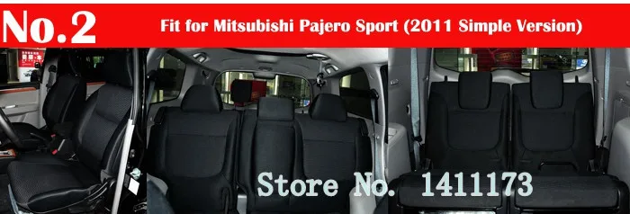 Cartailor чехлы подходят для Mitsubishi Pajero Sport 2011 сиденья указан Ice Шелковый Тюнинг автомобилей мест защиты аксессуары