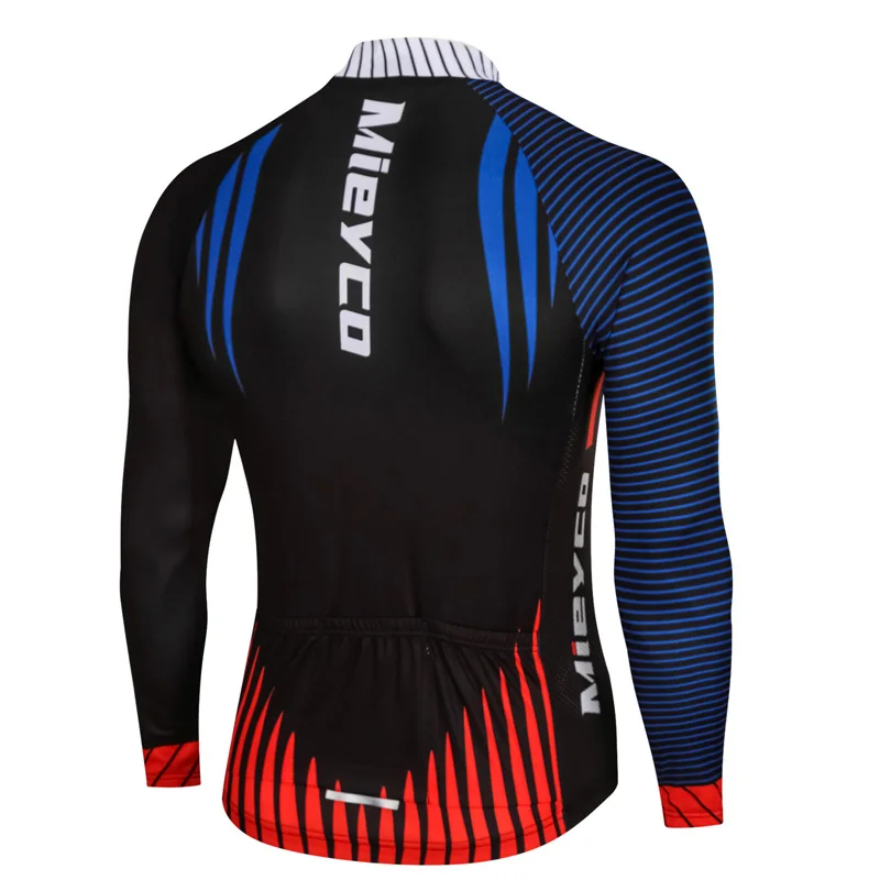 Осень велосипед спортивный Джерси Велоспорт с длинным рукавом рубашка брюки костюм Pro команда горный велосипед гоночный Одежда MTB Одежда - Цвет: 1