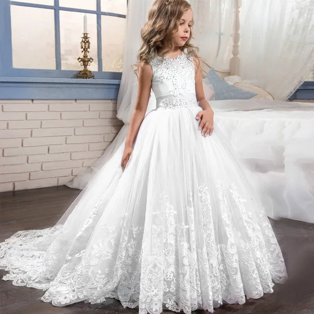 Girl-clothes-elegant-Wedding-Dress-white-First-Holy-Communion-Formal-Lace-Princess-Party-Prom-evening-Dress.jpg_640x640