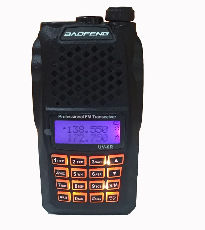 Baofeng UV-6R VHF UHF Walkie Talkie Dual-Dand Two-way Radio UV6R+ Speaker mic + Programming Cable (20)