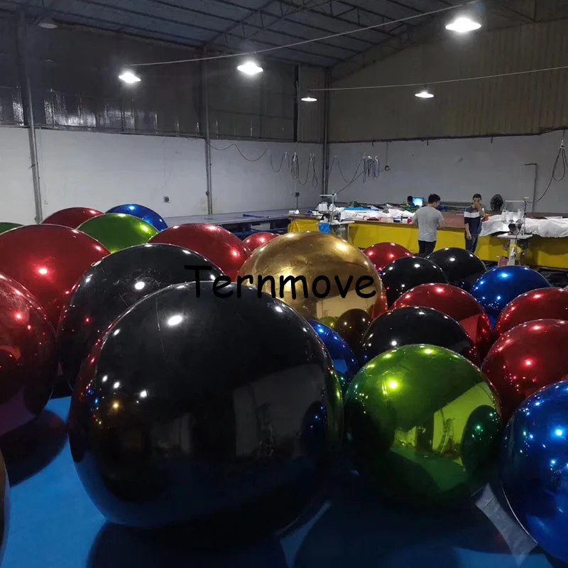 

5 Colors Mirror Show Ball Reflective Giant Inflatable Mirror Ball Hot Sale Giant Inflatable Ball For Advertising