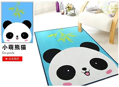 

Lovely Panda Rug Children Carpet Kids Rugs 39x51 Inches Cartoon Animal Carpet Baby Mat Baby Crawling Pad/ Game Mat 100cmx130cm