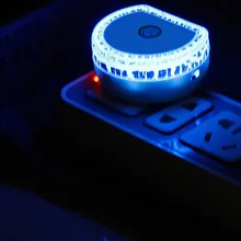 

Dual USB Port LED Night Light Output 5V 1A Light Compatible With Smart Phones Sensor Control Room Home Light Plug-in
