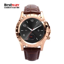 Wasserdichte Leder Band T2/S2 Bluetooth Smartwatch Mit Herzfrequenz Kamera 3 Uhr Display Unterstützung Vedio Musik Anti Verloren für IOS