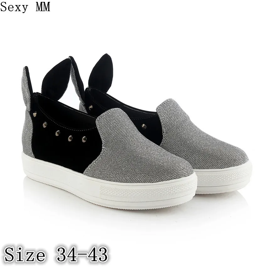 

Slip On Shoes Women Oxfords Shoes Loafers Flats Woman Casual Flat Shoes High Quality Plus Size 34 - 40 41 42 43
