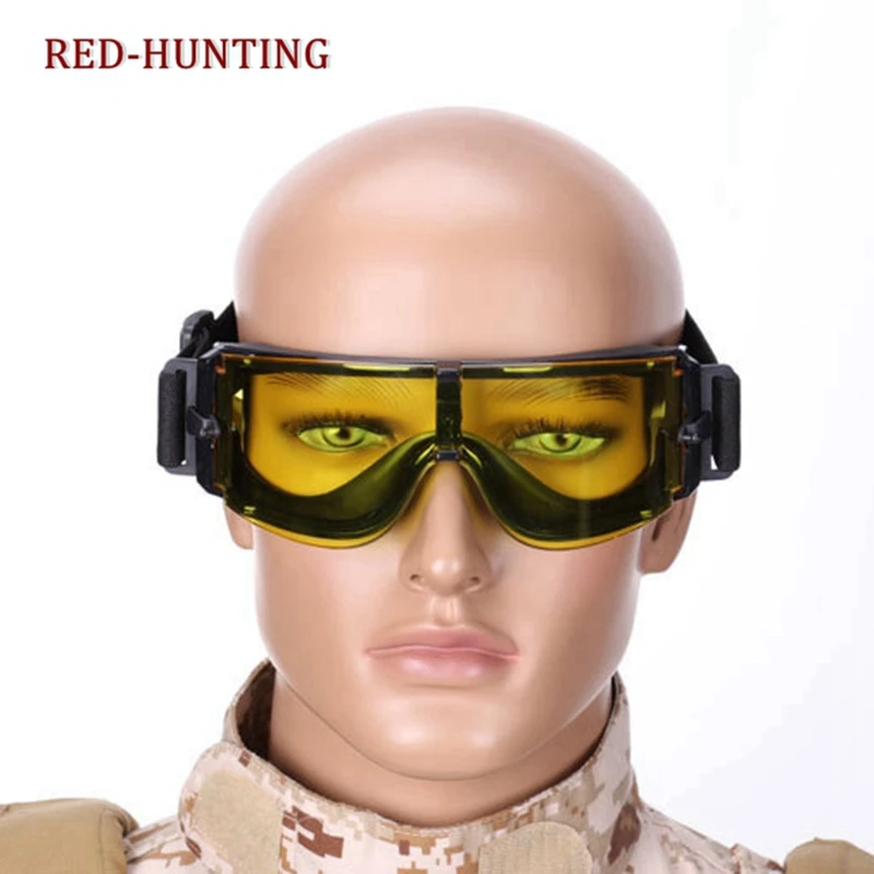 USMC для страйкбола X800 тактические очки для велосипедистов военные игровые очки ветрозащитные взаимозаменяемые 3 объектива