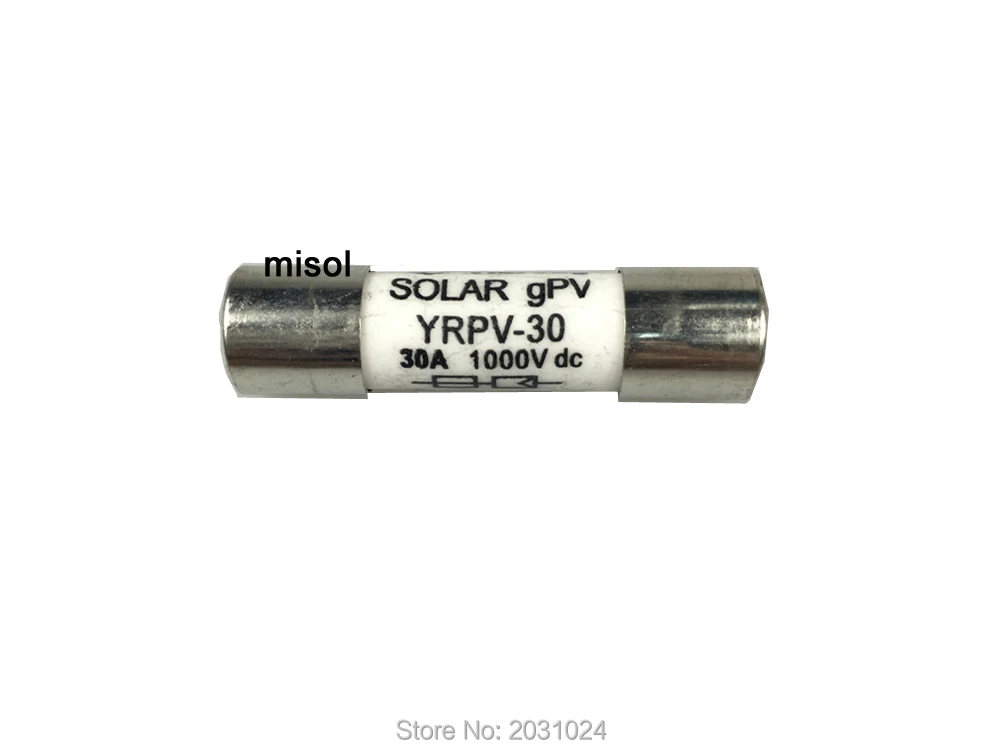 1 блок плавкого предохранителя PV solar 30 А 1000 В постоянного тока 10x38 gPV|Перемычки| |