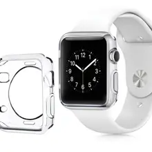300 шт аксессуары для часов Apple Защитная пленка для часов TPU чехол все вокруг защитный 0,3 мм Ультратонкий чехол для iWatch 3 2 1