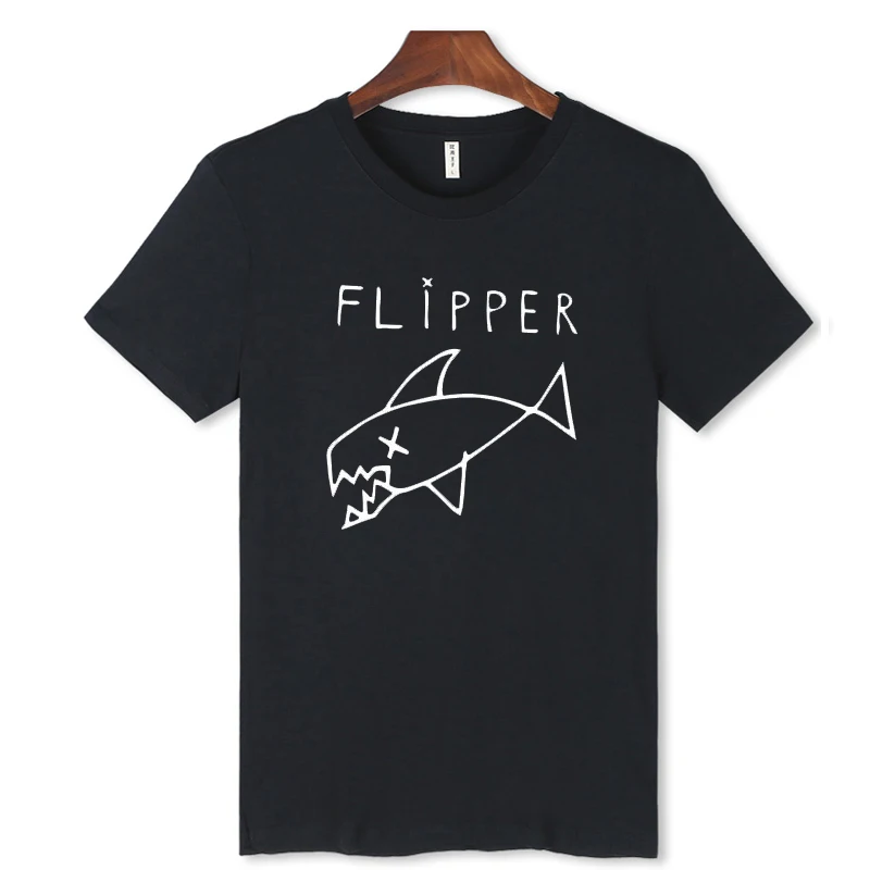 

2019 Aikooki Flipper Fish T-shirt Men/women Fashion Harajuku High Quality Men's T-shirt Funny Hip Hop Casual Top Clothes