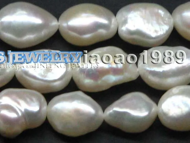 

wholesale 5 strands Baroque pearl 8-9*9-12mm natural freshwater pearl strands free shipping